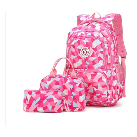 School Bags for kids Large Capacity plus lunch bag and pencil case - Picture 1 of 7